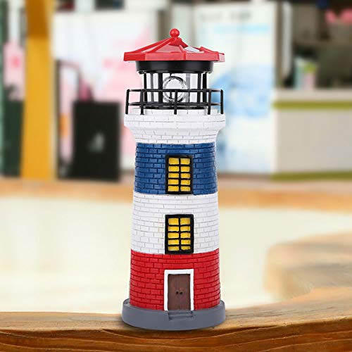 Solar Lighthouse Statue Outdoor Light W6310