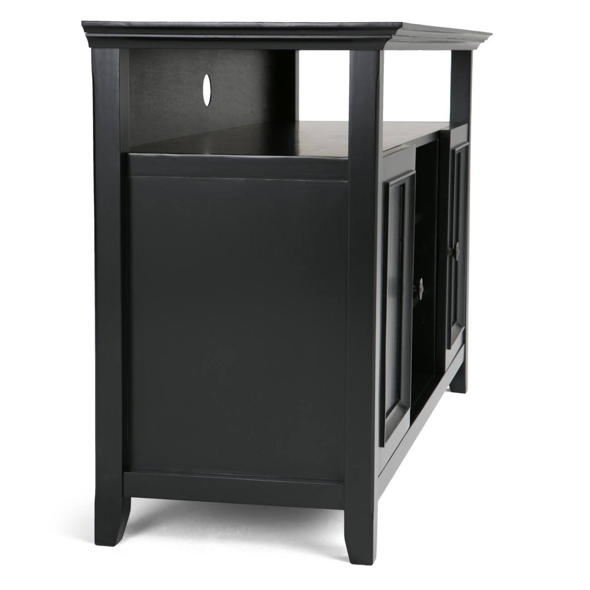 Black TV Media Stand Q19036