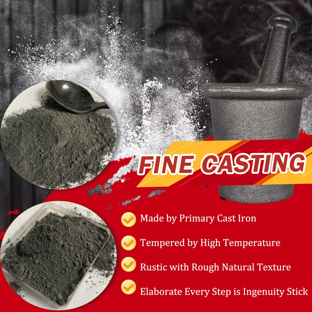 Cast Iron Mortar Pestle Set Q943622