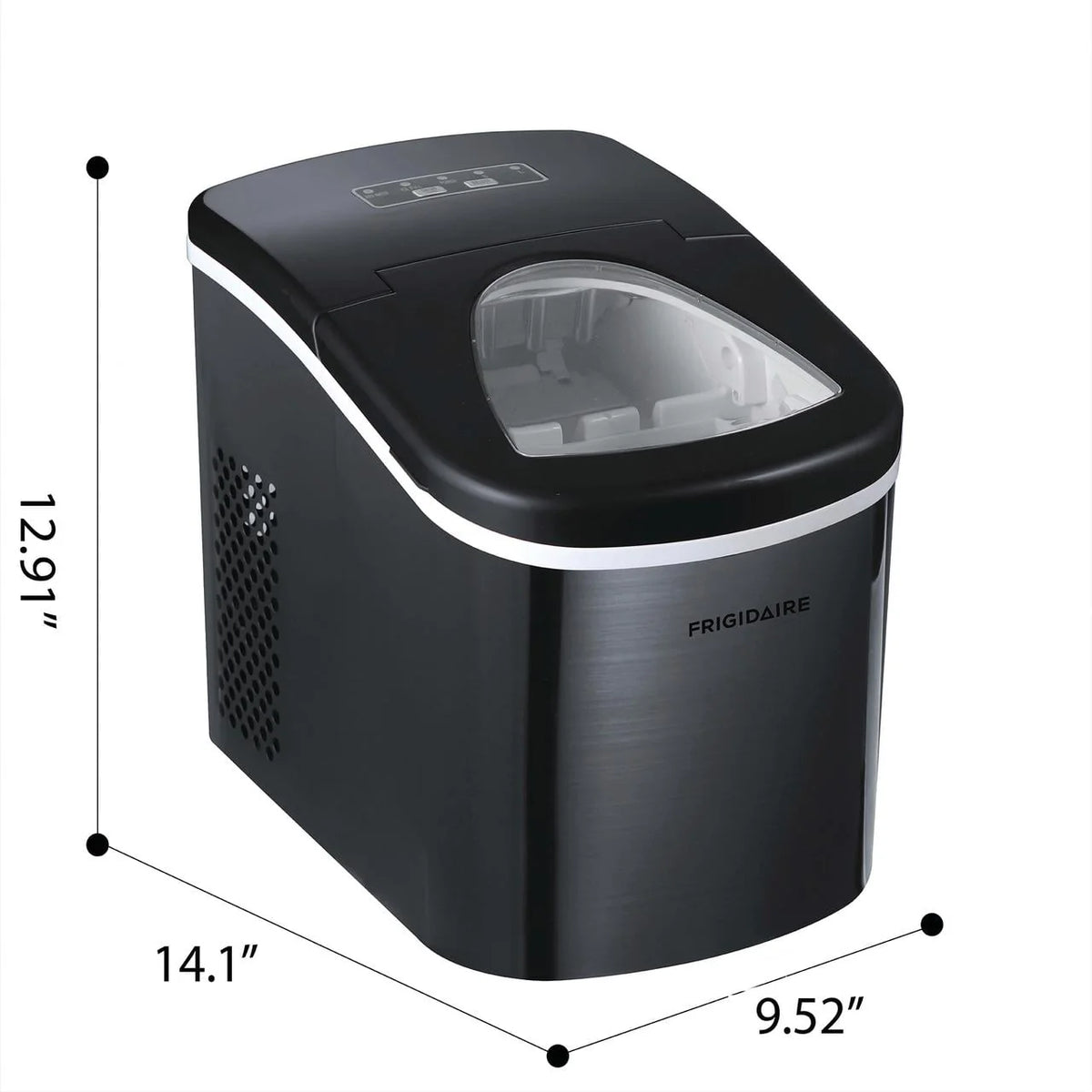 2.3 Qt. Stainless-Steel Counter Top Ice Maker Y2501