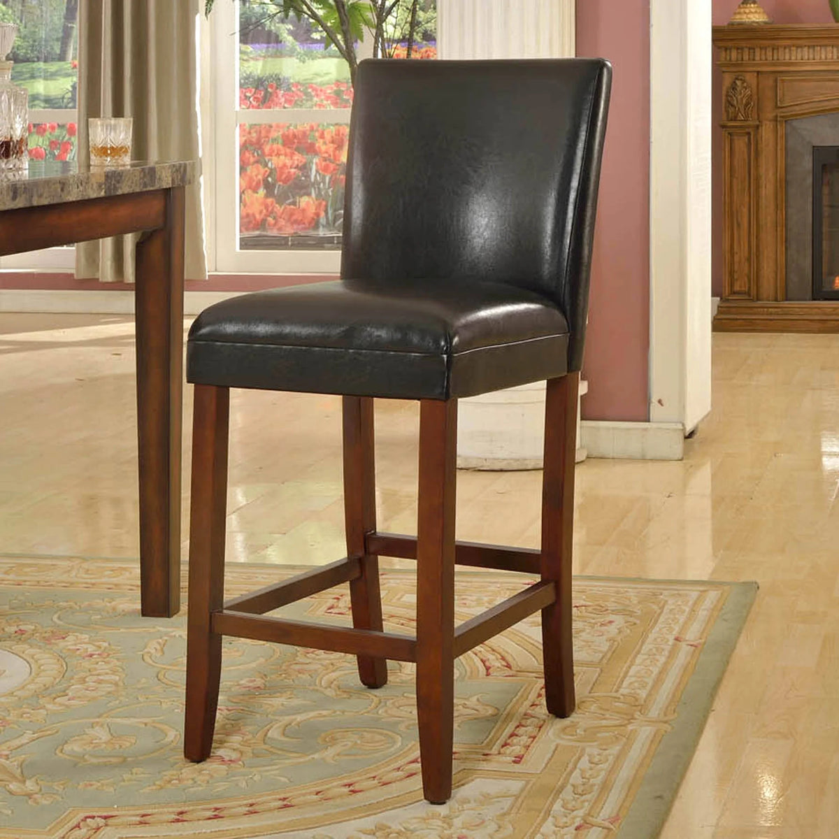 Faux Leather Barstool W47639