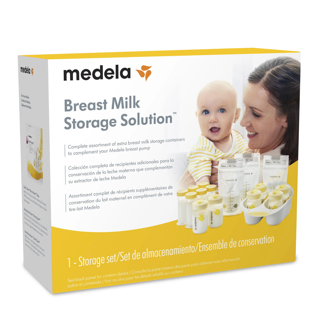 45 Pieces Clear Breast Milk Storage Set J74856