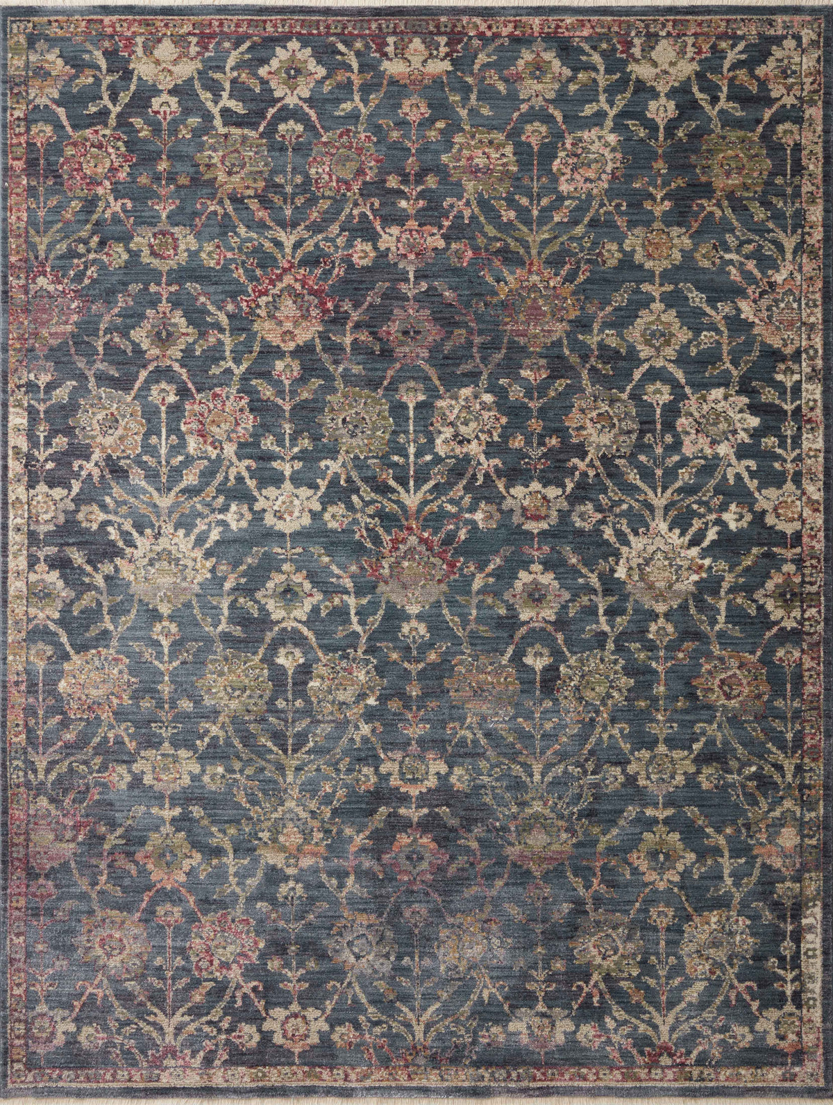 Navy Multi Rug Y1030
