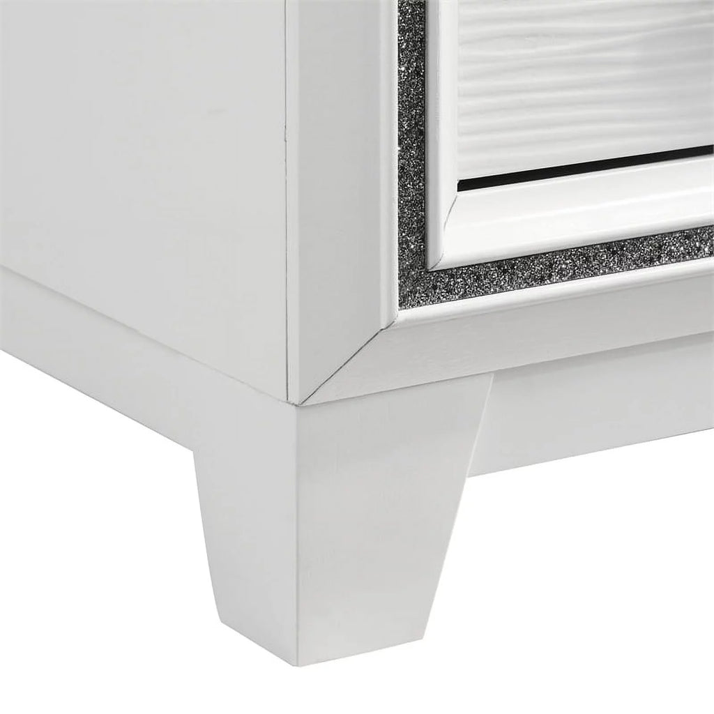 White Nightstand S86286
