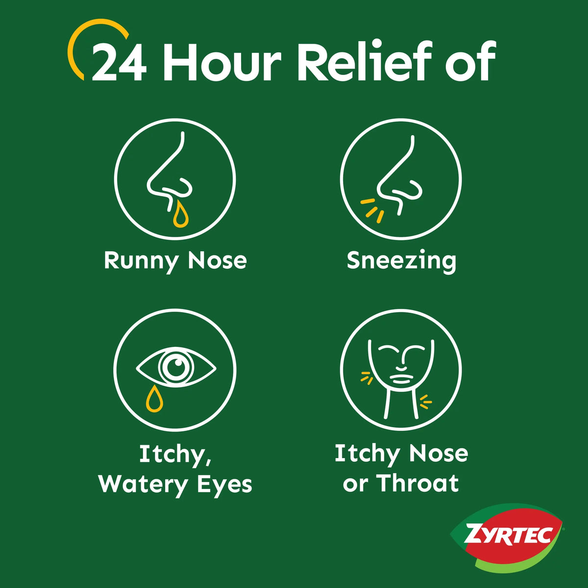 24 Hour Allergy Relief Chewables 10 mg Cetirizine HCl 24 Ct V772174