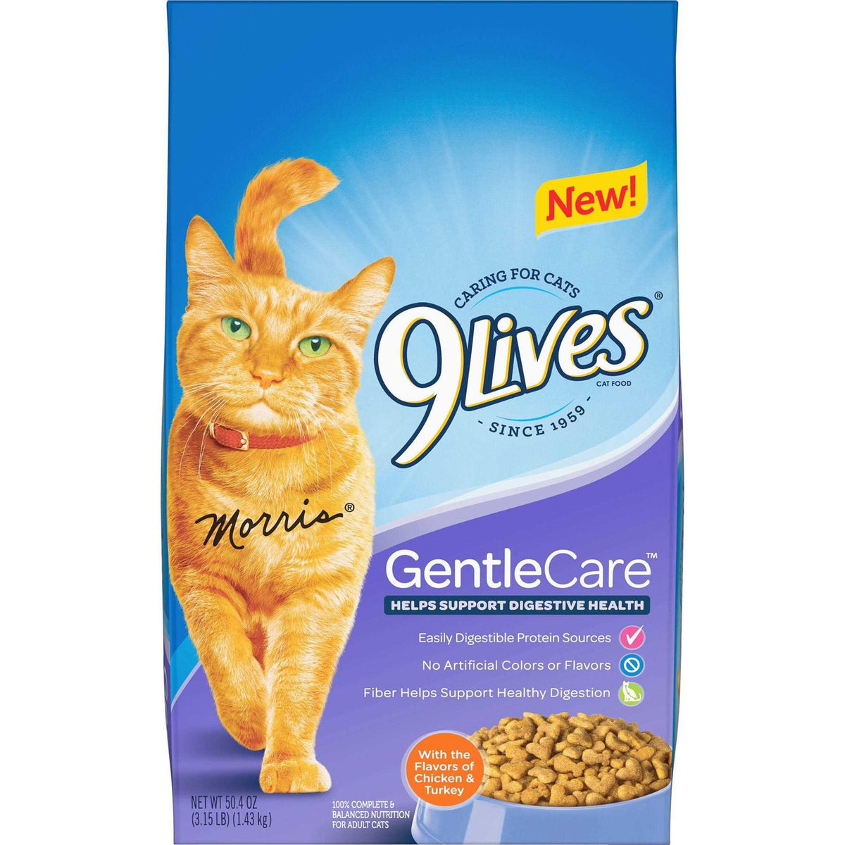 Dry Cat Food with Chicken Turkey Flavors M814