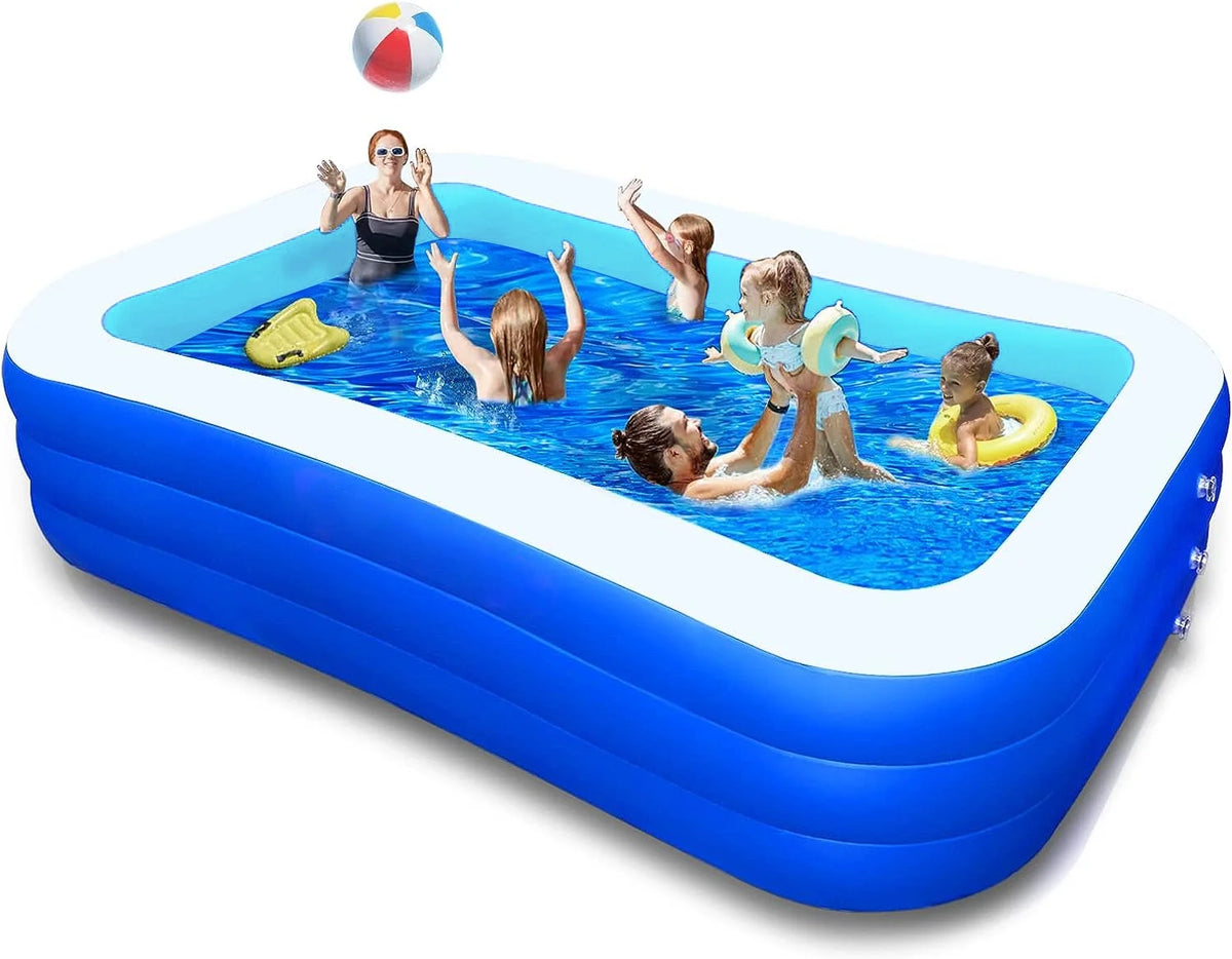 Inflatable Pool 118 X 68 X 22 Oversized Thickened M59652