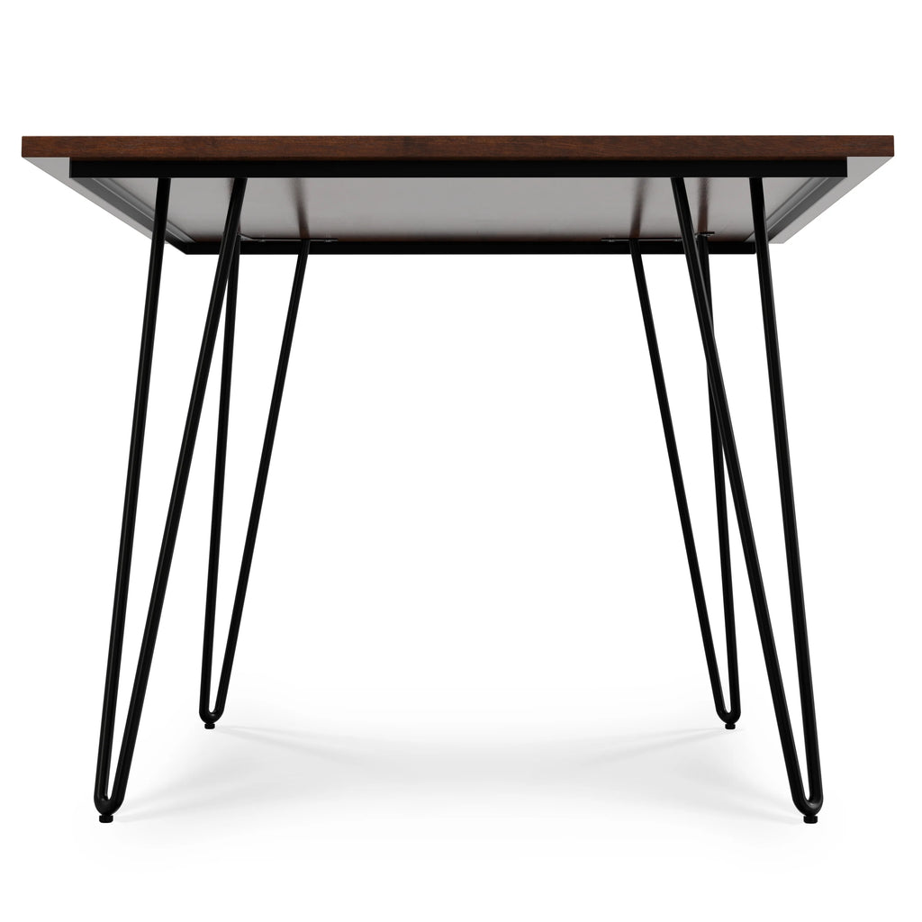 Solid Mango Wood and Metal 66 inch x 40 inch Rectangle Dining Table C483