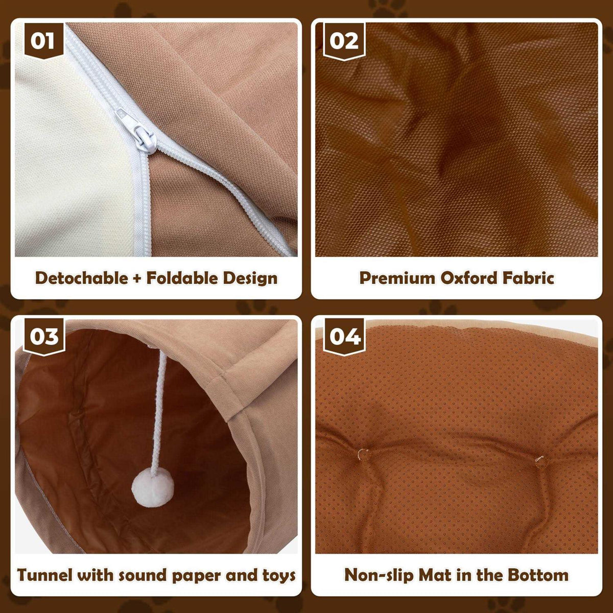 Cat Tunnel with Cat Bed M71842
