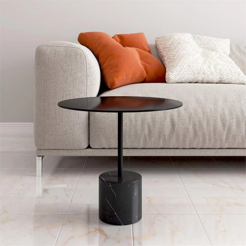 Black Marble and Metal Coffee Table I7139