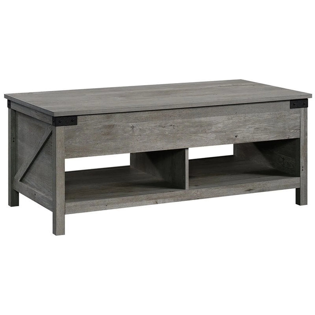 3 Piece Set with 3-Shelf Bookcase L-Shape Computer Desk Coffee Table V743