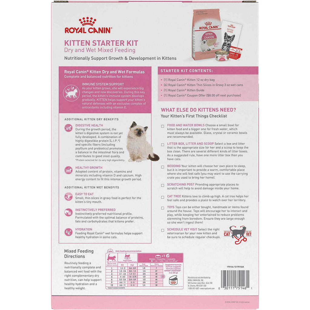 Kitten Dry Cat Food Starter Kit U94192