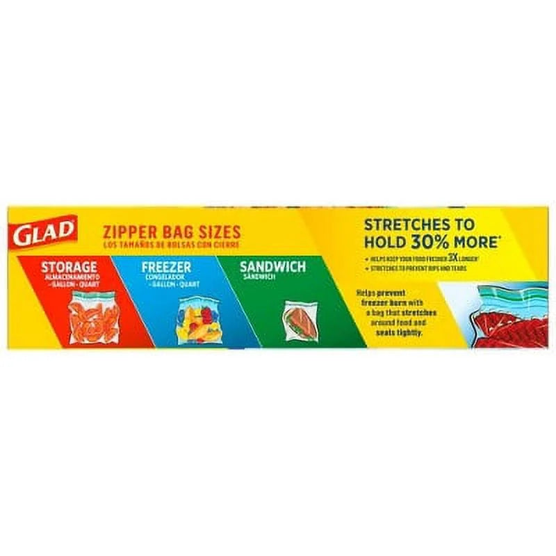 Zipper Freezer Storage Gallon Bags (Pack of 16) W686