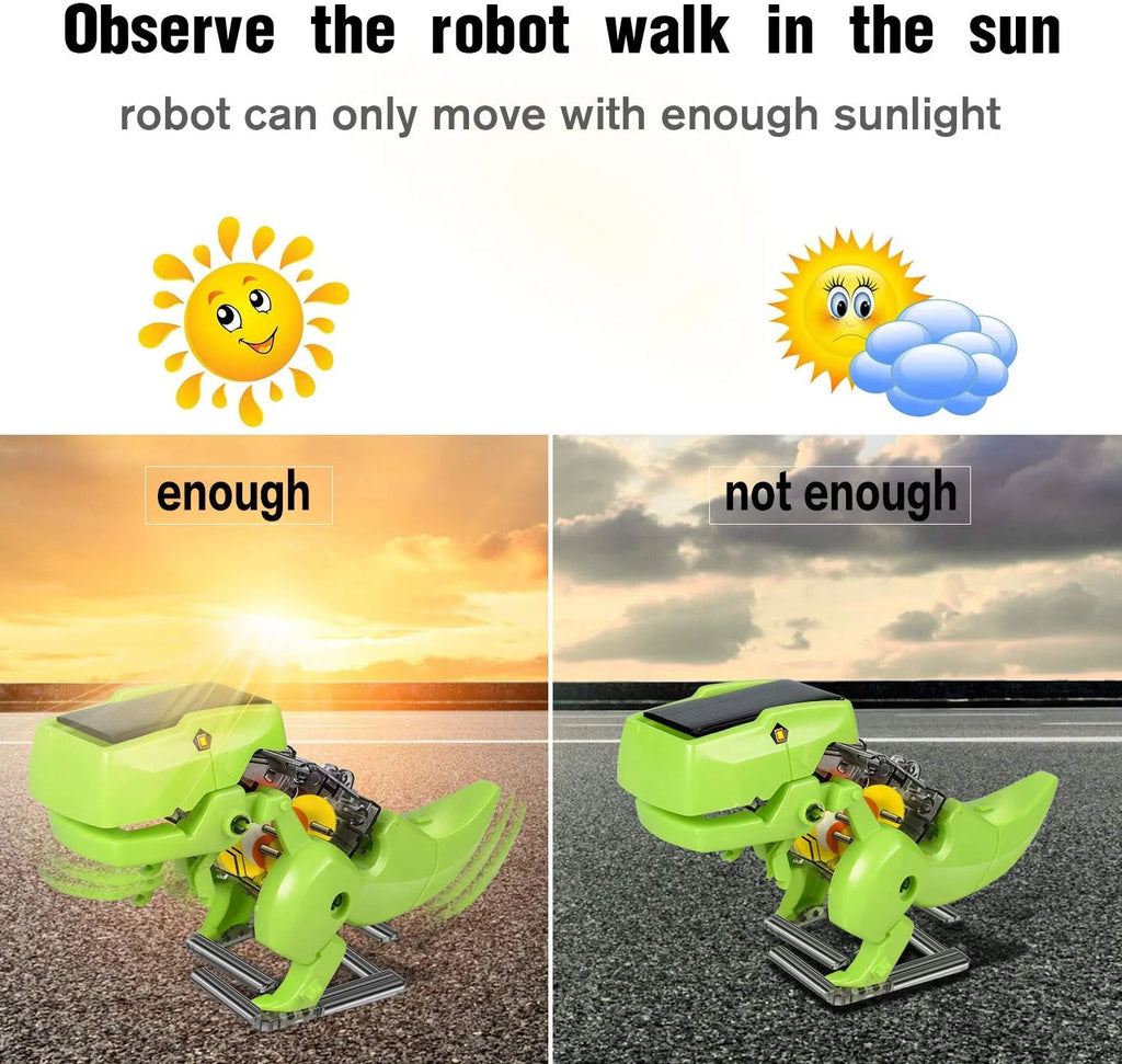 Solar Robot Kit 3-in-1 STEM Projects Robot Kit, Education Science Experiment Kit for Kids Aged 8-12 and Older U765