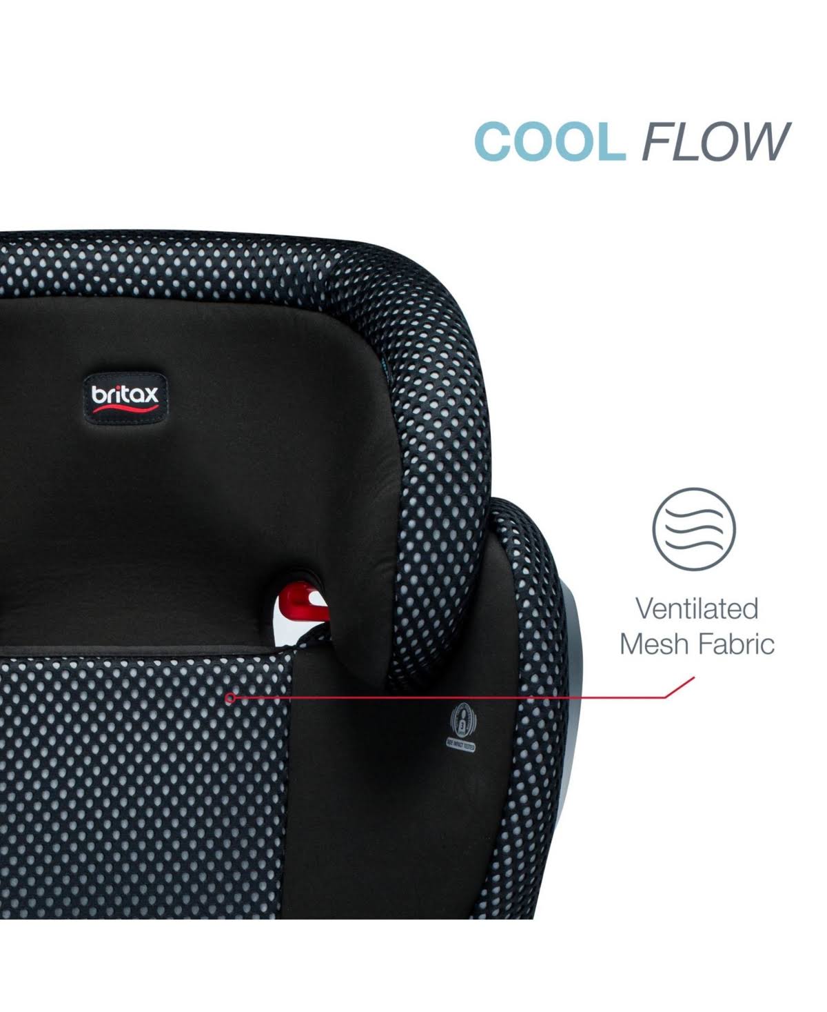 Cool Flow Grey Belt-Positioning Booster Car Seat X751