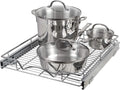 Chrome Finish Wire Frame Pull Out Drawer Cabinet Organizer O133972