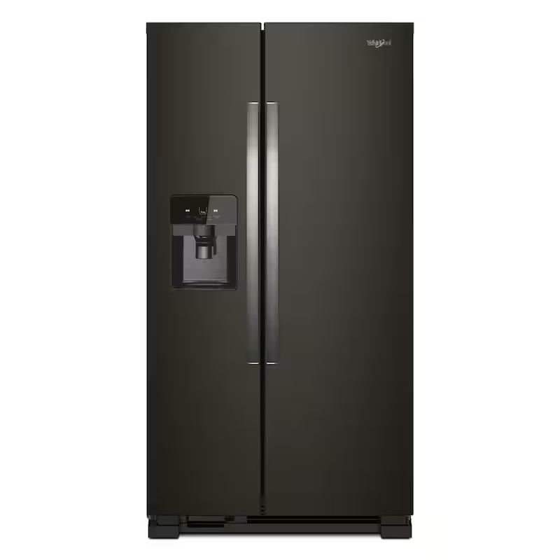 Black Stainless Side by Side Refrigerator Y589627
