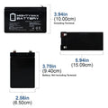 12 Volt 9 Ah SLA Battery Pack of 10 I425141