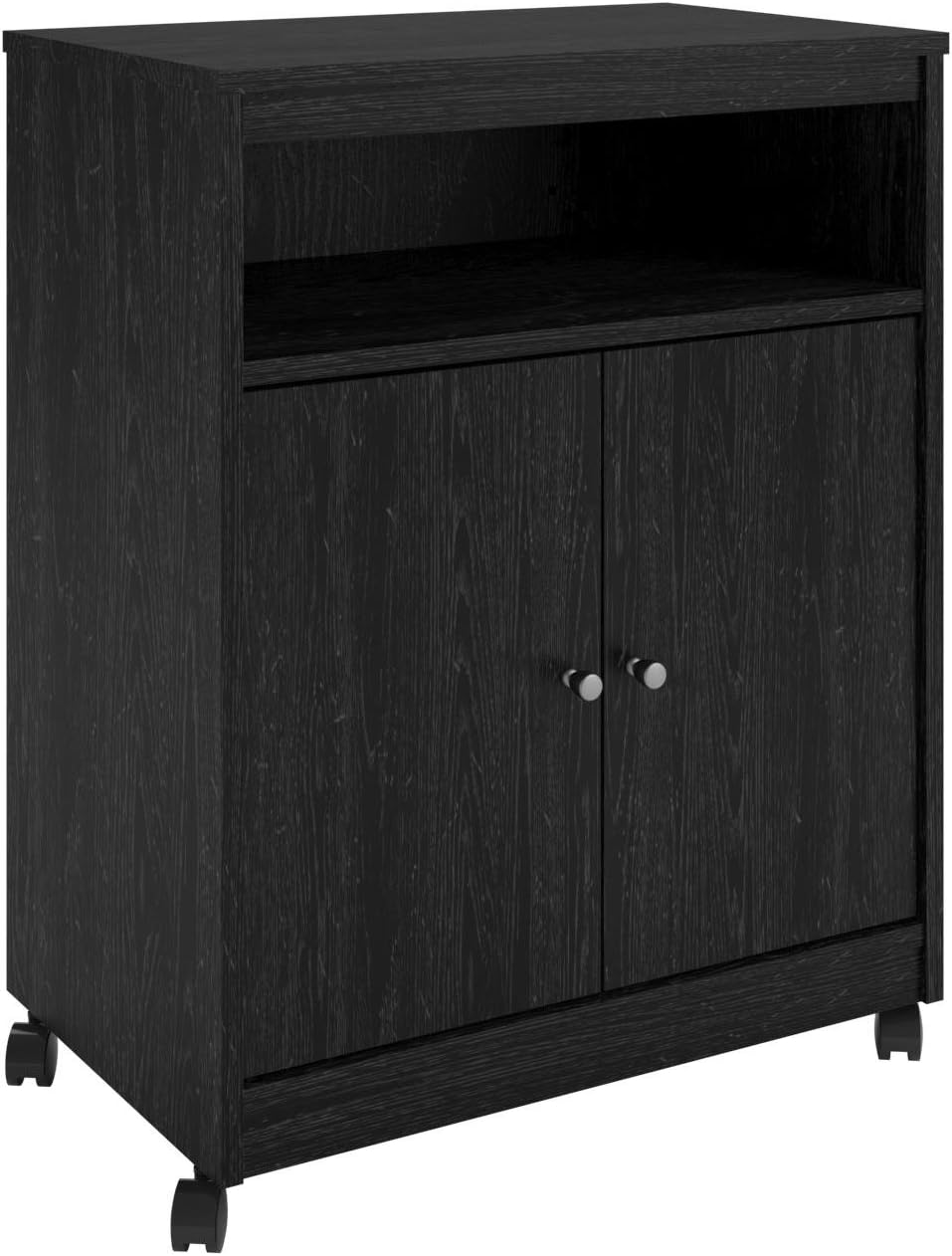 Black Oak Microwave Cart A2946