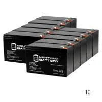 12 Volt 9 Ah SLA Battery Pack of 10 I425141