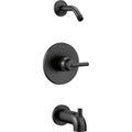Matte Black Tub & Shower Trim W2656