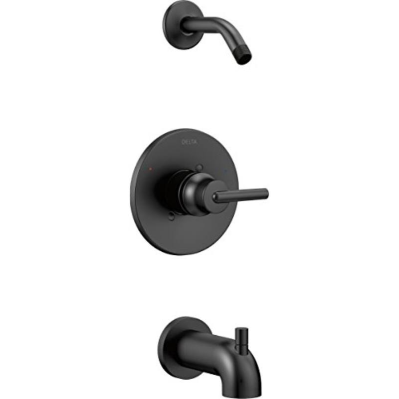 Matte Black Tub & Shower Trim W2656