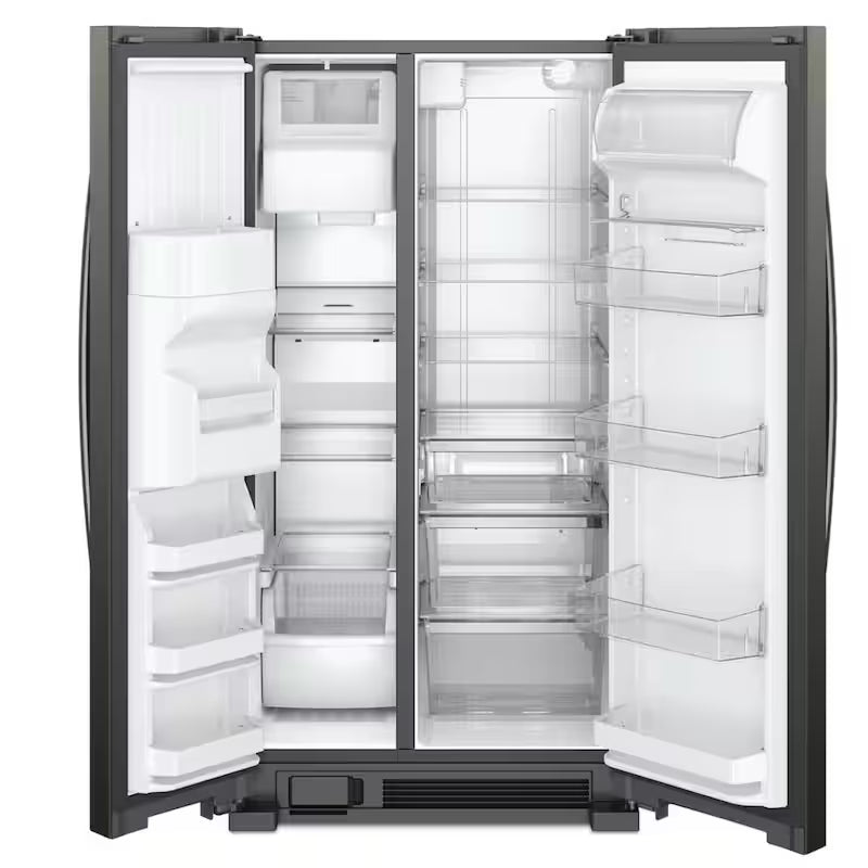 Black Stainless Side by Side Refrigerator Y589627