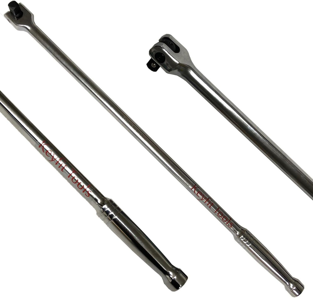 1/2 Inch Drive 24" Long Chrome Vanadium Breaker Bar Pack of 2 U229