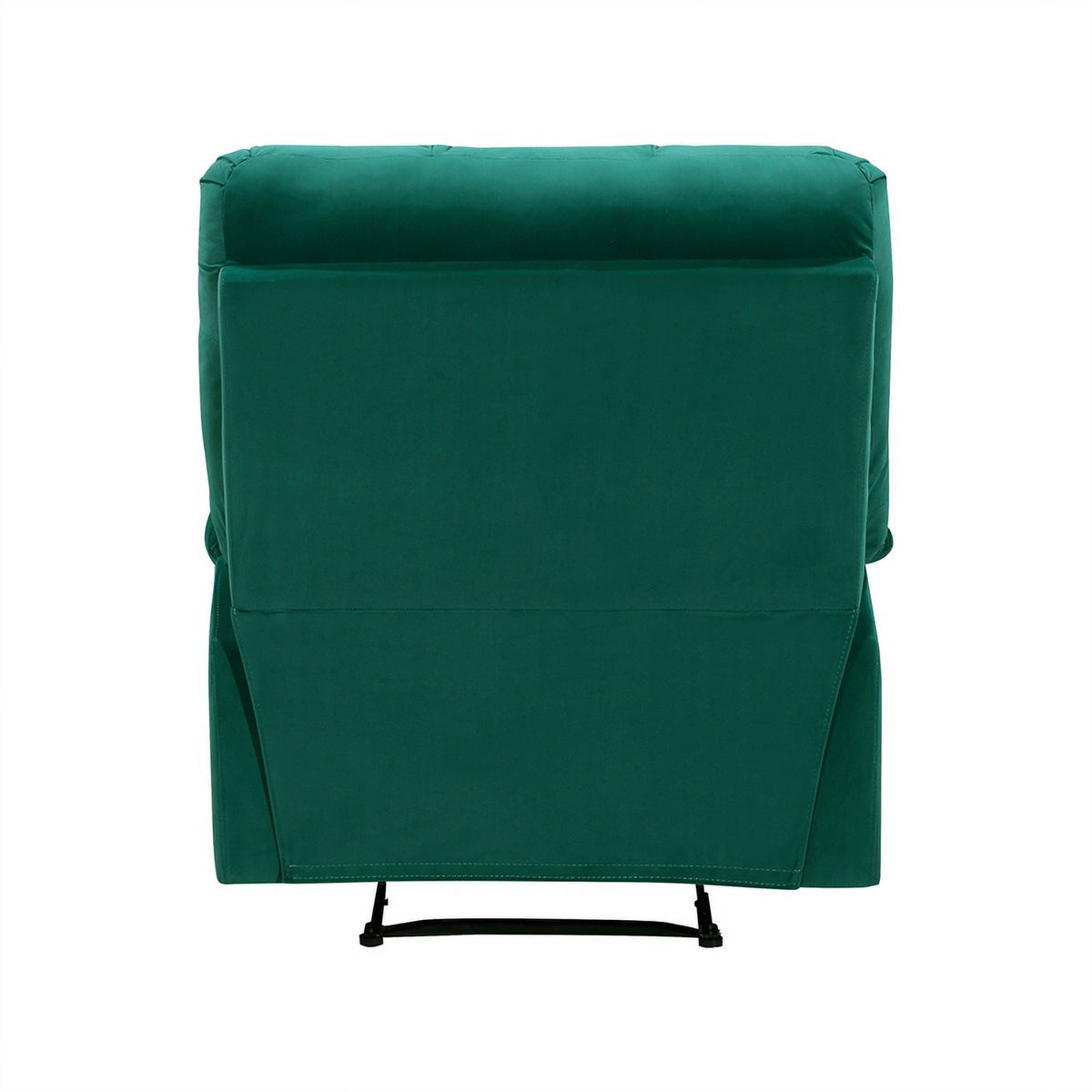 Green Velvet Manual Recliner A6747