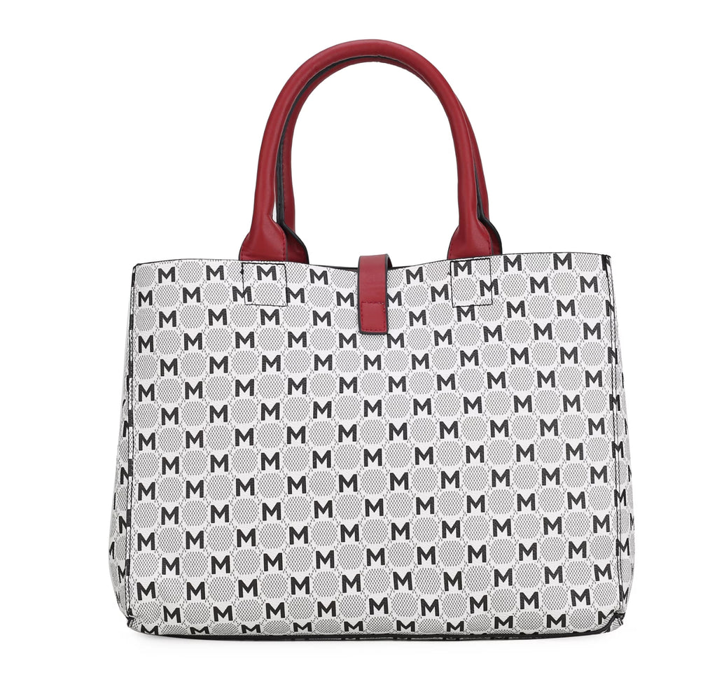 Satchel Handbag with Wallet 2 Pieces F41324