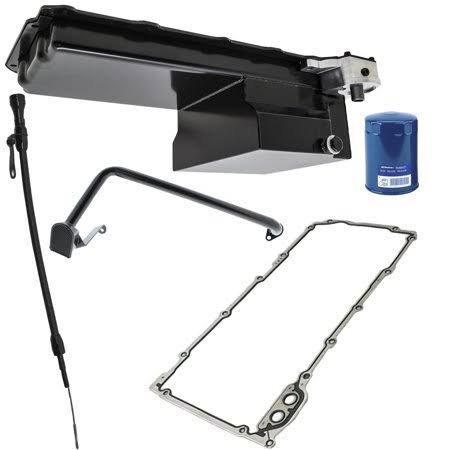 Black Low Profile Oil Pan Kit with OEM Filter U18789