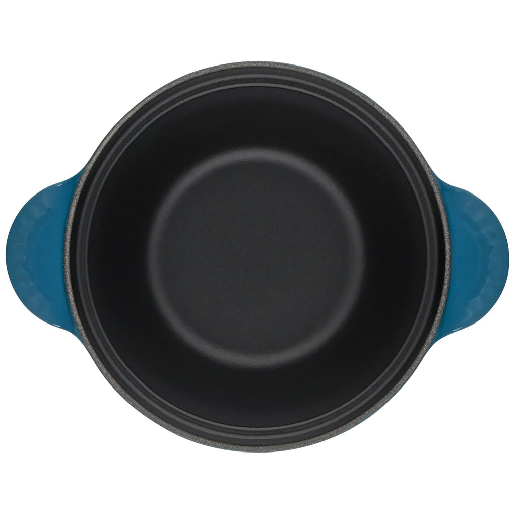 2.25 Qt Cast Iron Rice Pot Deep Teal U960677