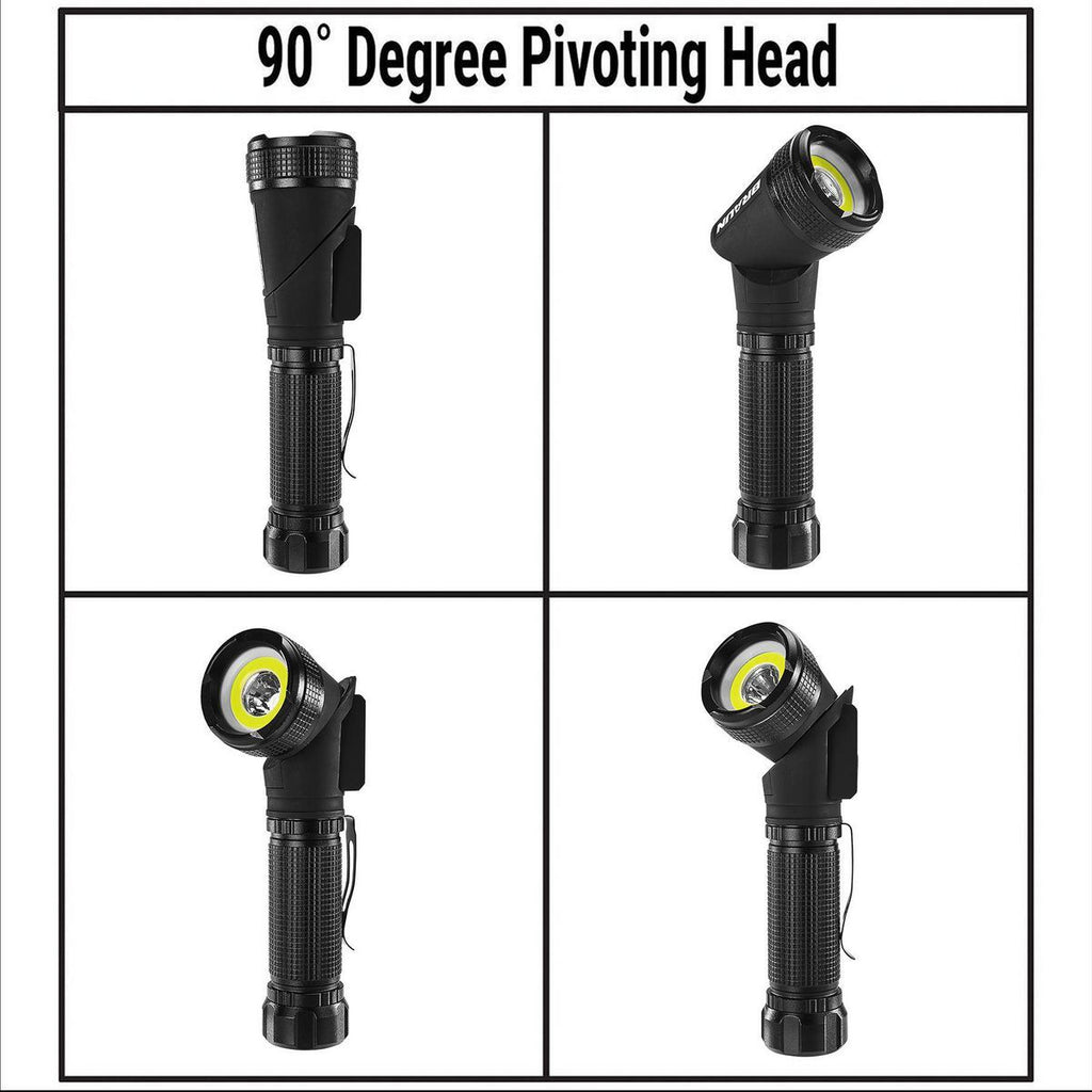 900 Lumen Rechargeable Swivel Head LED Flashlight B84844