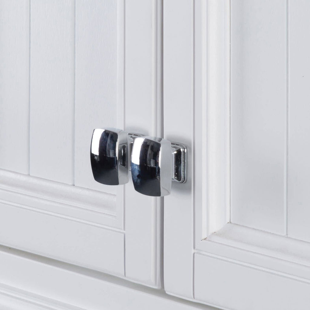 White Wood Wall Mounted Bathroom Cabinet G471