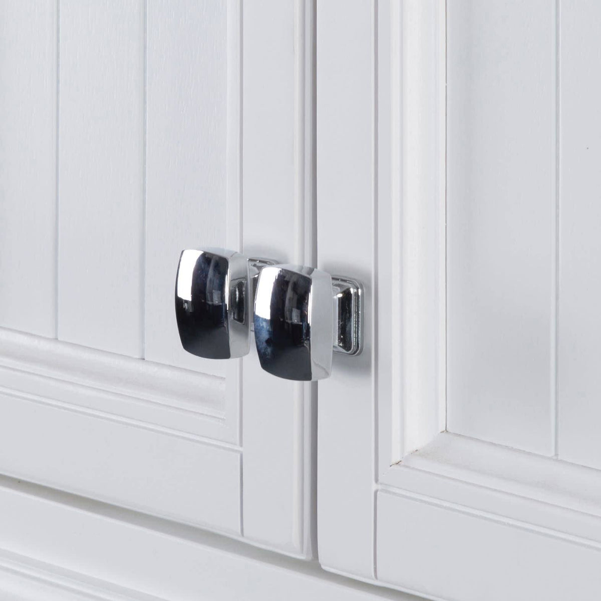 White Wood Wall Mounted Bathroom Cabinet G471
