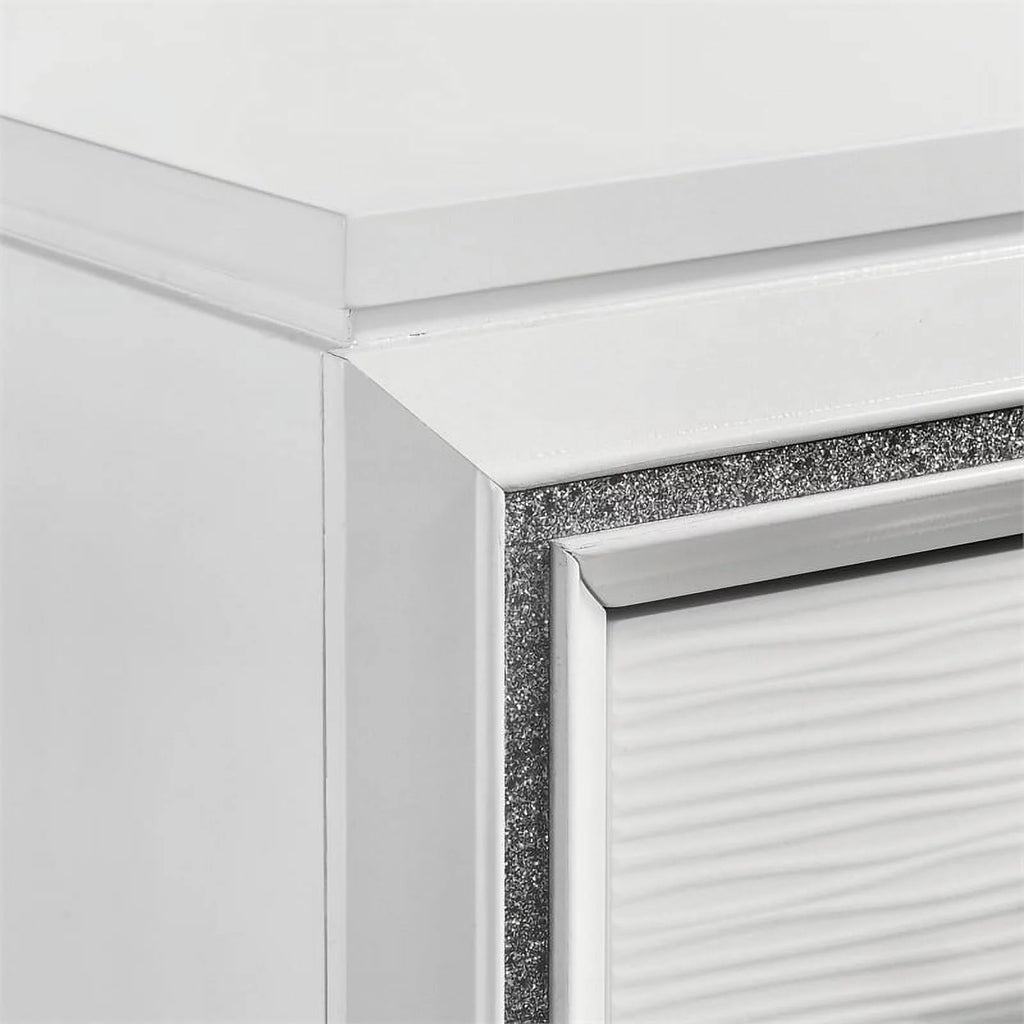 White Nightstand S86286