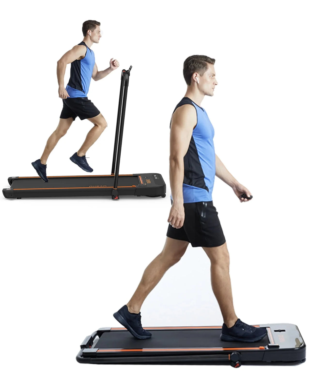 2 in 1 Folding Treadmill 2.5HP F46073