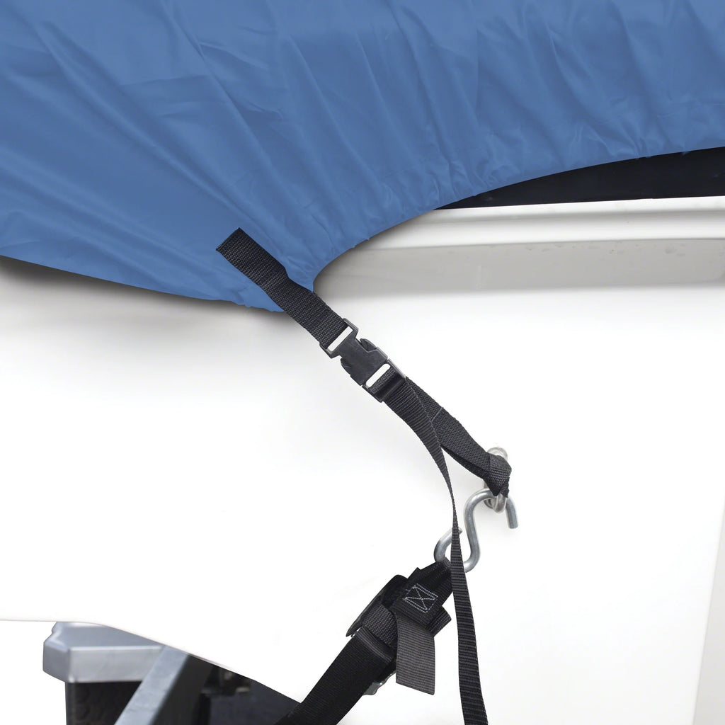 All Seasons Trailerable Boat Cover with Polyester Fade-Resistant Fabric Y333050