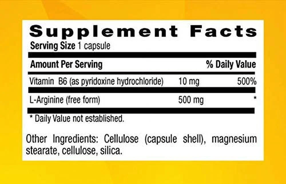 Arginine 500 mg X668