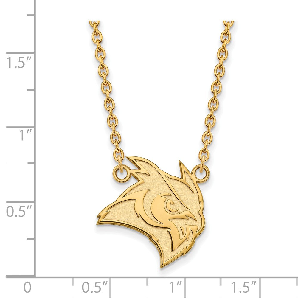 14k Yellow Gold Rice University Pendant Necklace M424