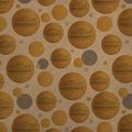 Golden Ticket Kraft Wrapping Paper Roll X99505