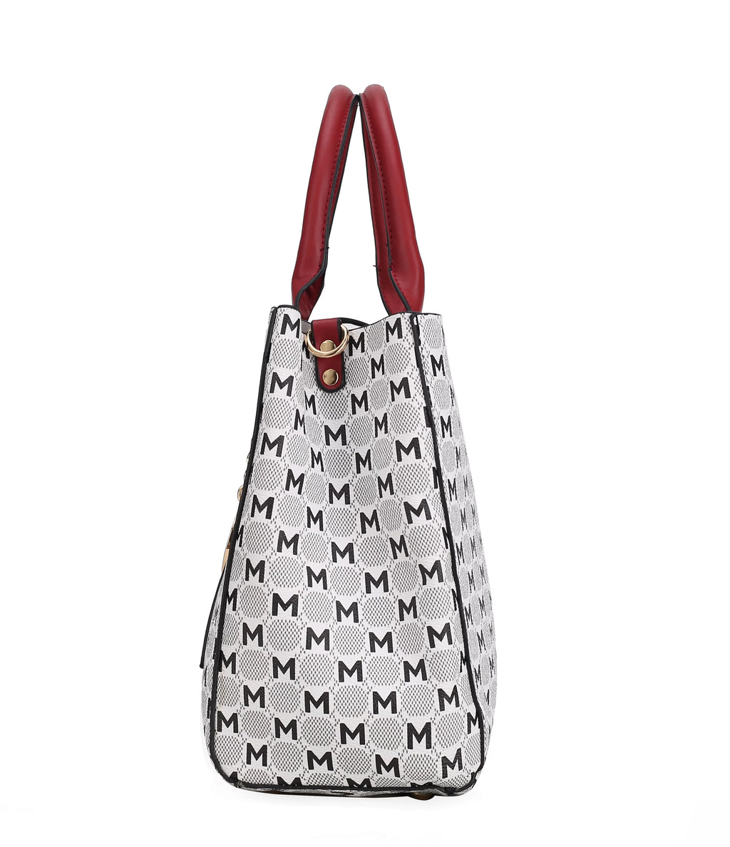 Satchel Handbag with Wallet 2 Pieces F41324