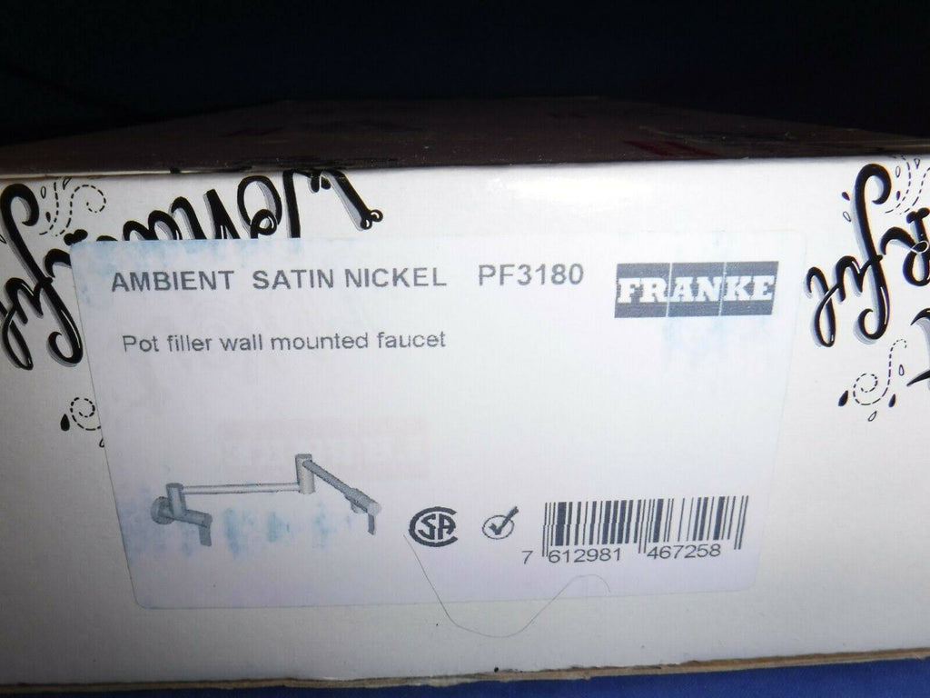 Satin Nickel Wall Mount Pot Filler R364