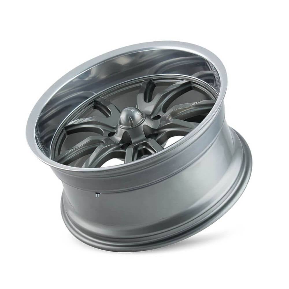 20x8.5 Grey Polished Lip Wheel J355451