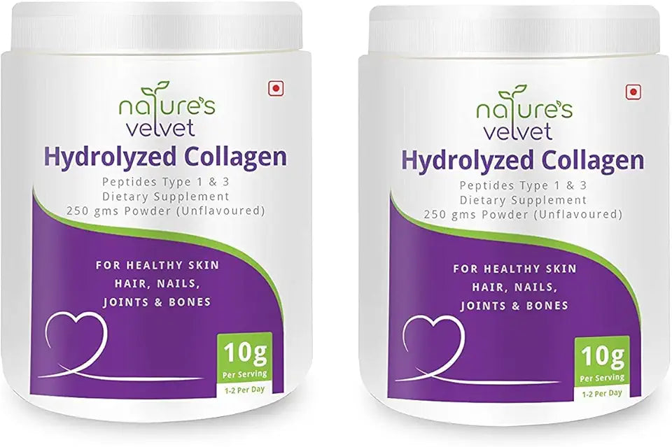 Hydrolysed Collagen Powder 250G Unflavoured Pack of 2 Y596