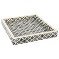 Bone Inlay Serving Tray Q620590