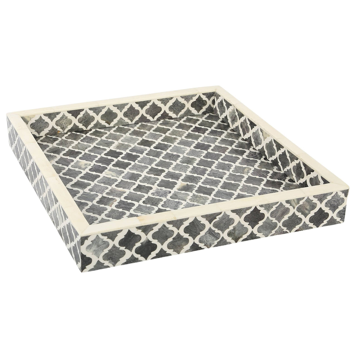 Bone Inlay Serving Tray Q620590