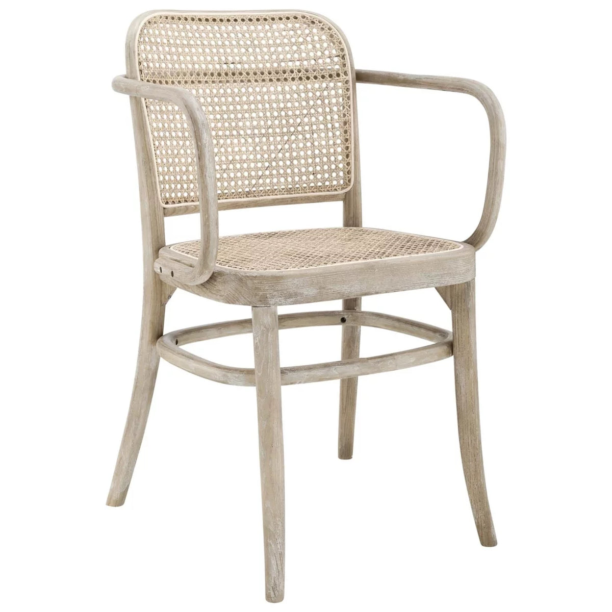 Rattan and Wood Dining Chair X2536