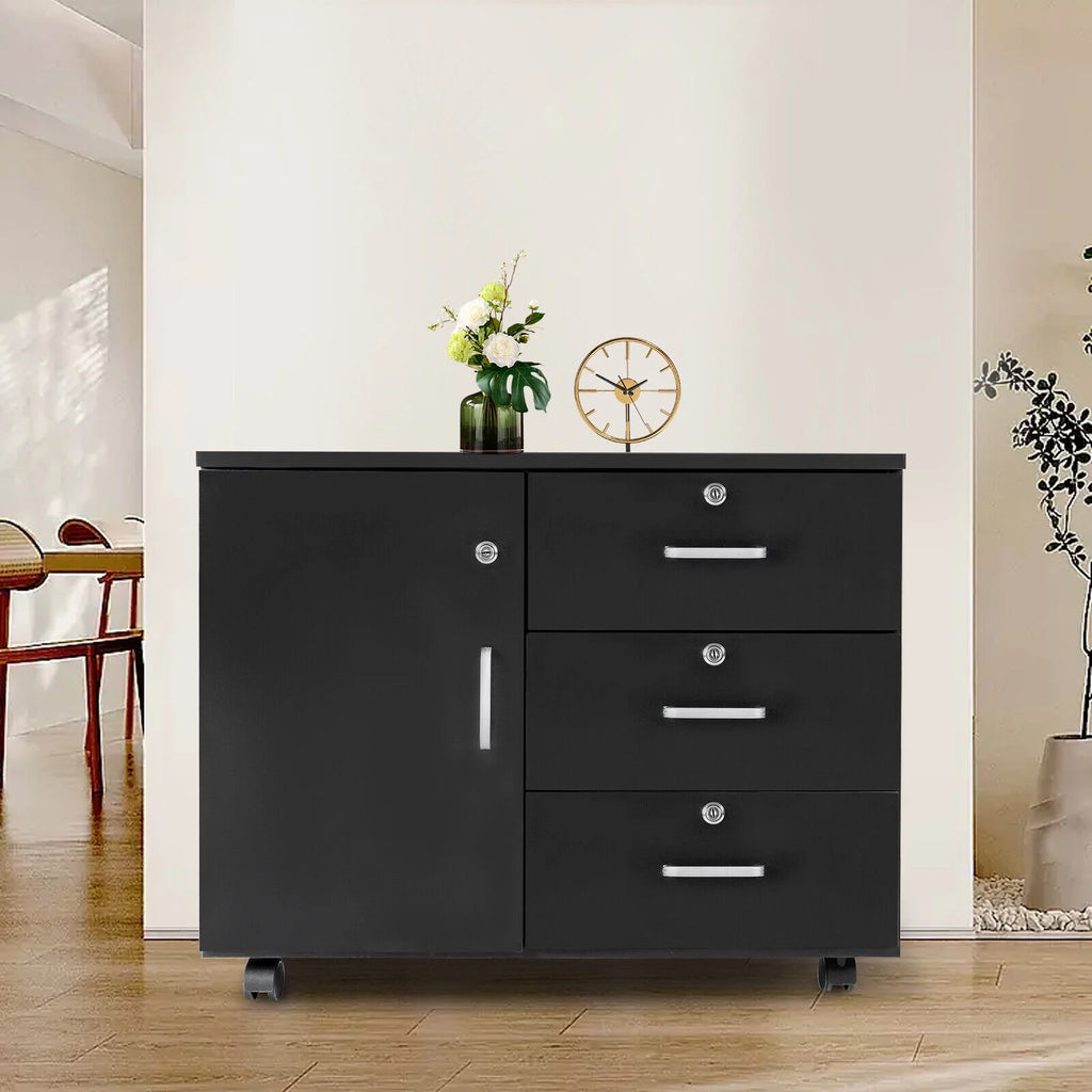 3 Drawer Lockable Mobile Filing Cabinet I603