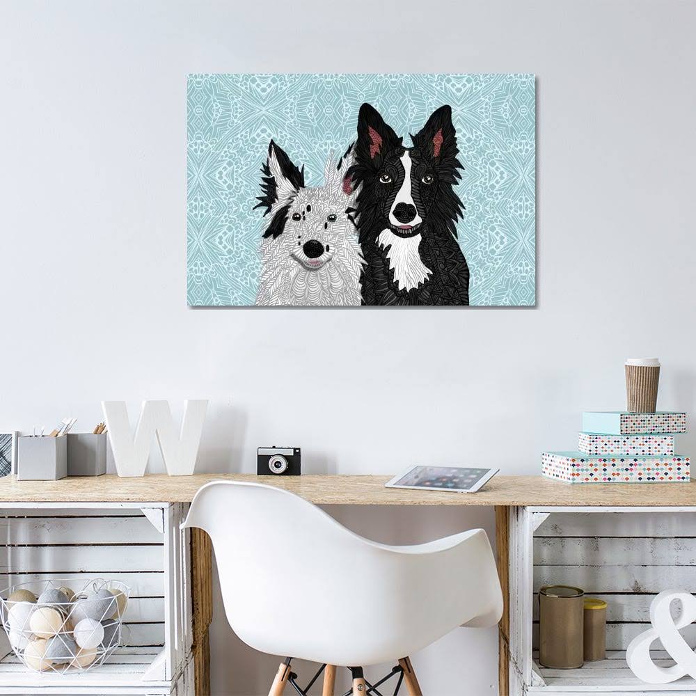 Canvas Prints - Border Collies Art X715008